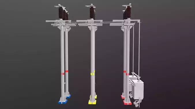 Zig Zag EQ Low-poly 3D model