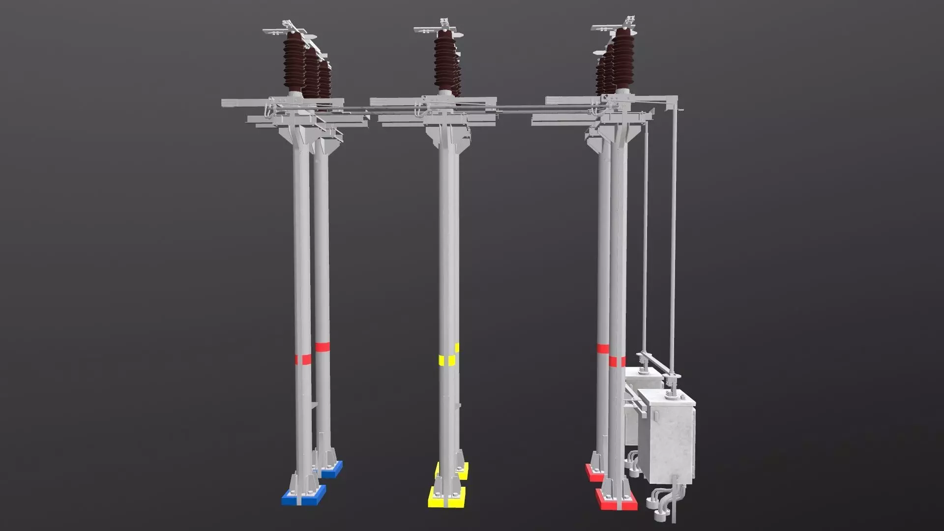 Zig Zag EQ Low-poly 3D model_0