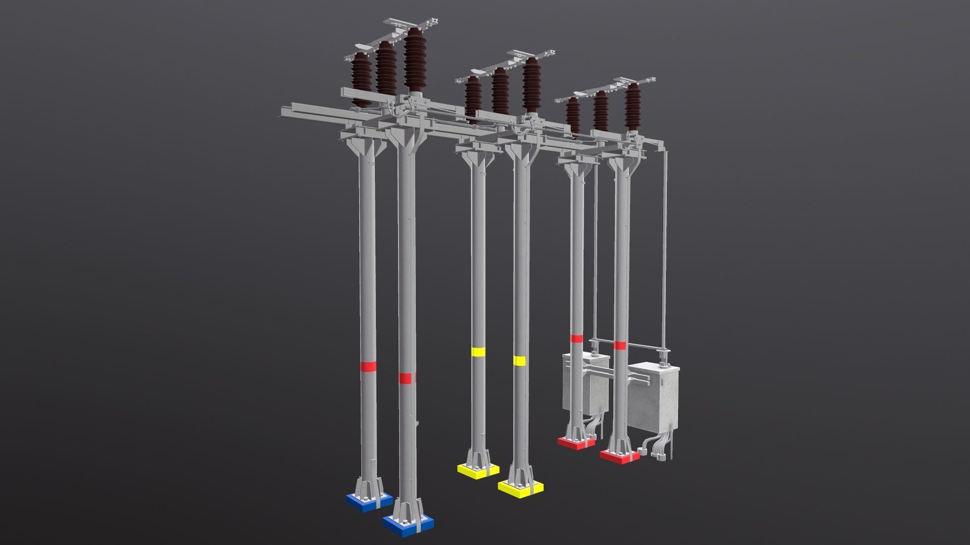 Zig Zag EQ Low-poly 3D model_3