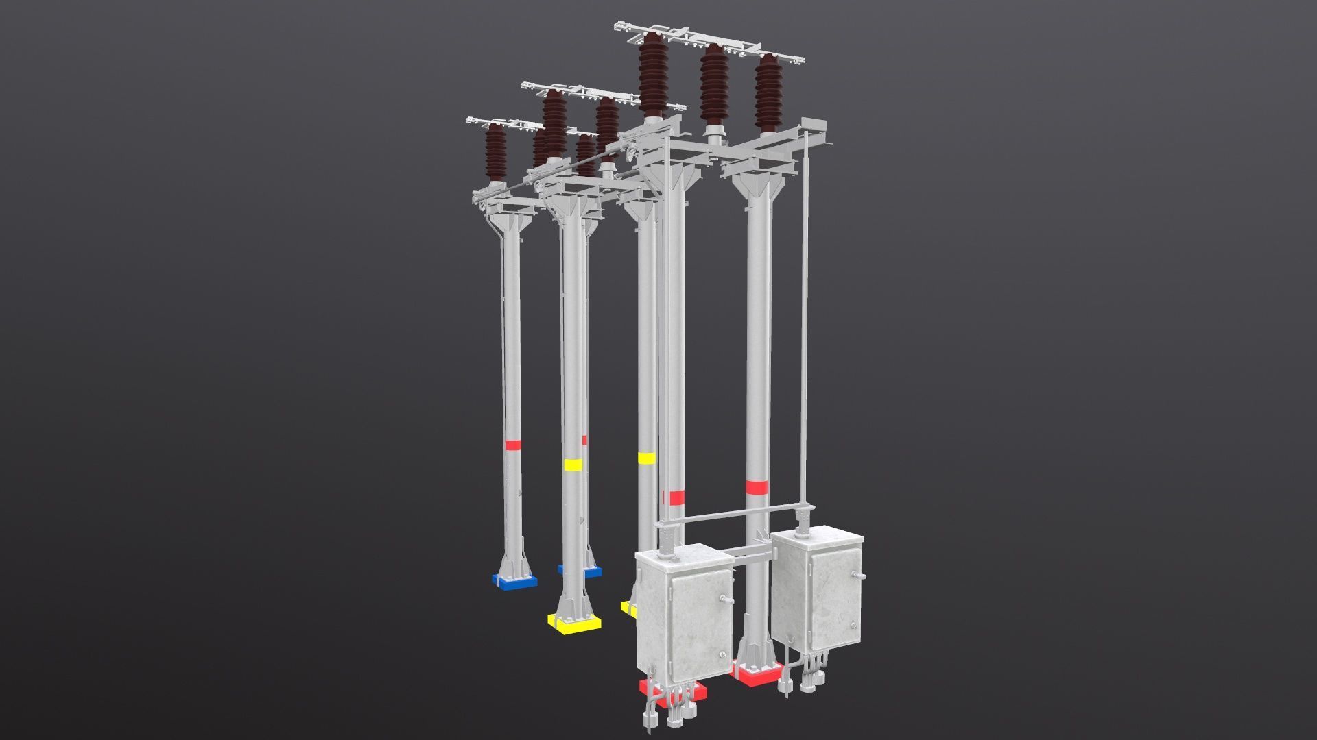 Zig Zag EQ Low-poly 3D model_2