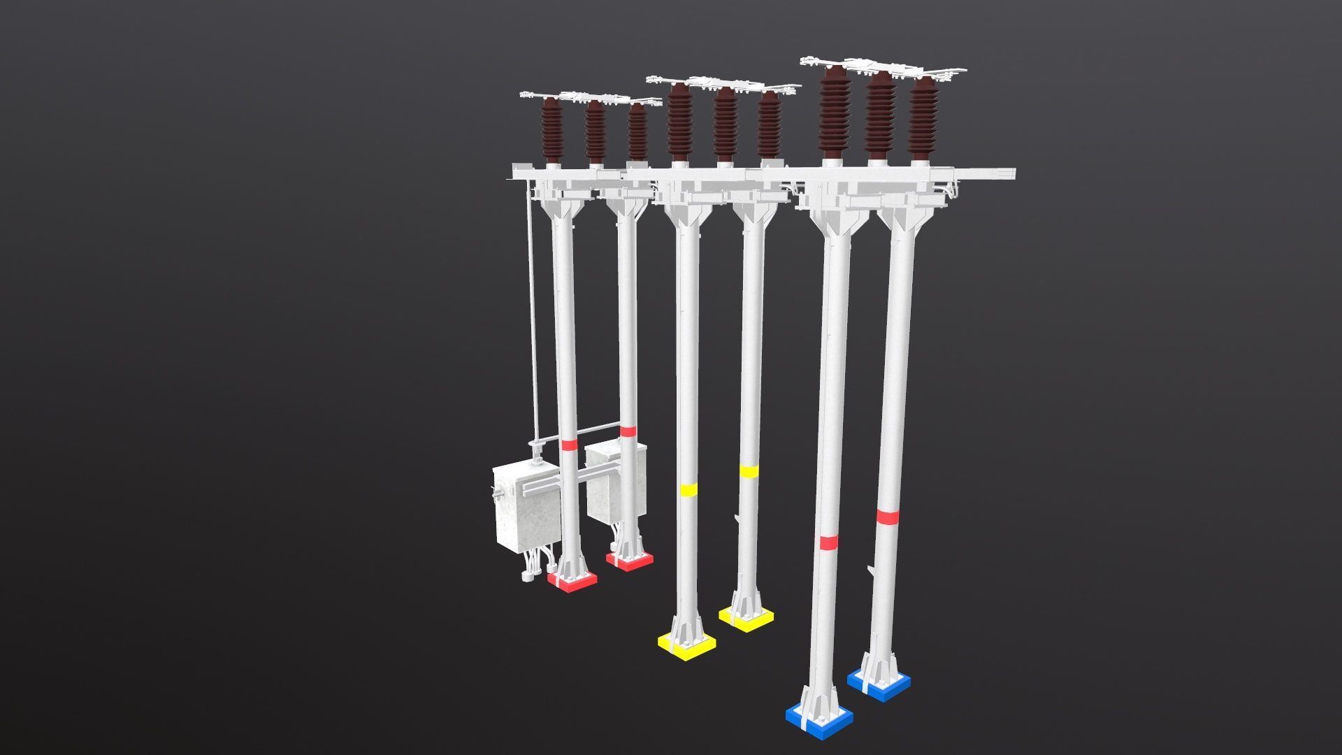 Zig Zag EQ Low-poly 3D model_5