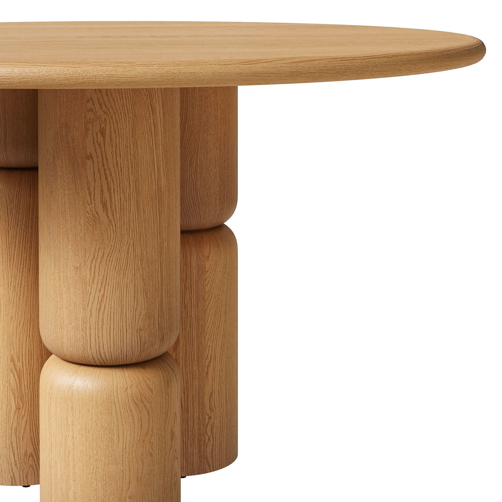 Globewest Hayes Dining Table 3D model_2