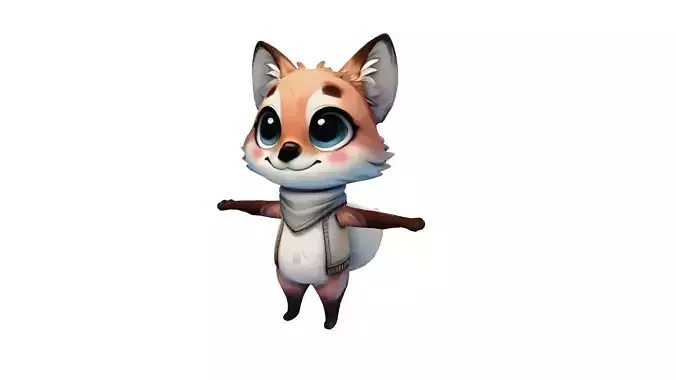 Fenneko The Adorable Fox Mascot