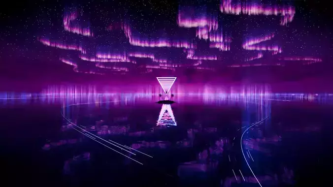 Strange Purple V7 abstract wallpaper