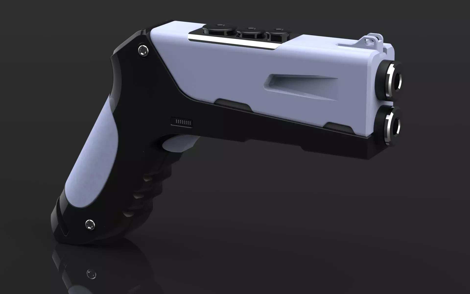 Sci-fi Futuristic Gun 3D Concept model 1 3D model_0