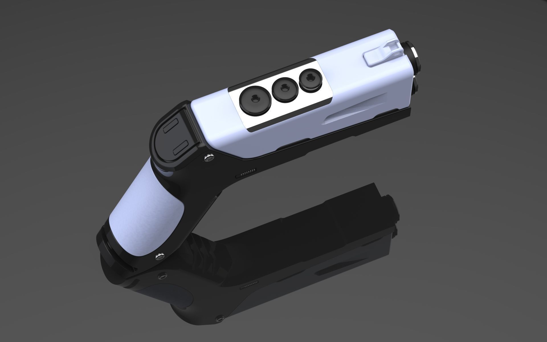 Sci-fi Futuristic Gun 3D Concept model 1 3D model_1