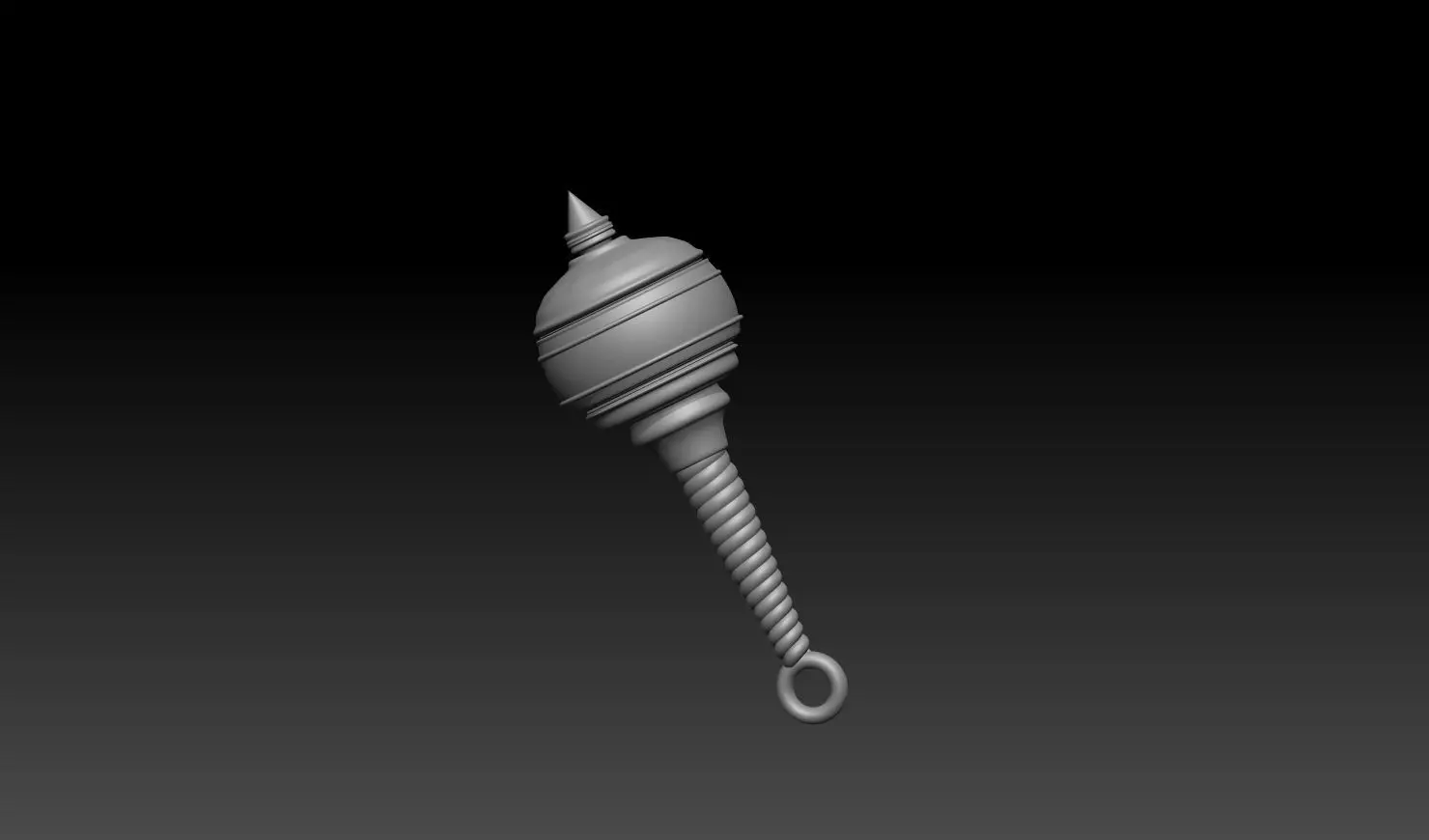 Gada Pedant - Updated Version 3D print model_9