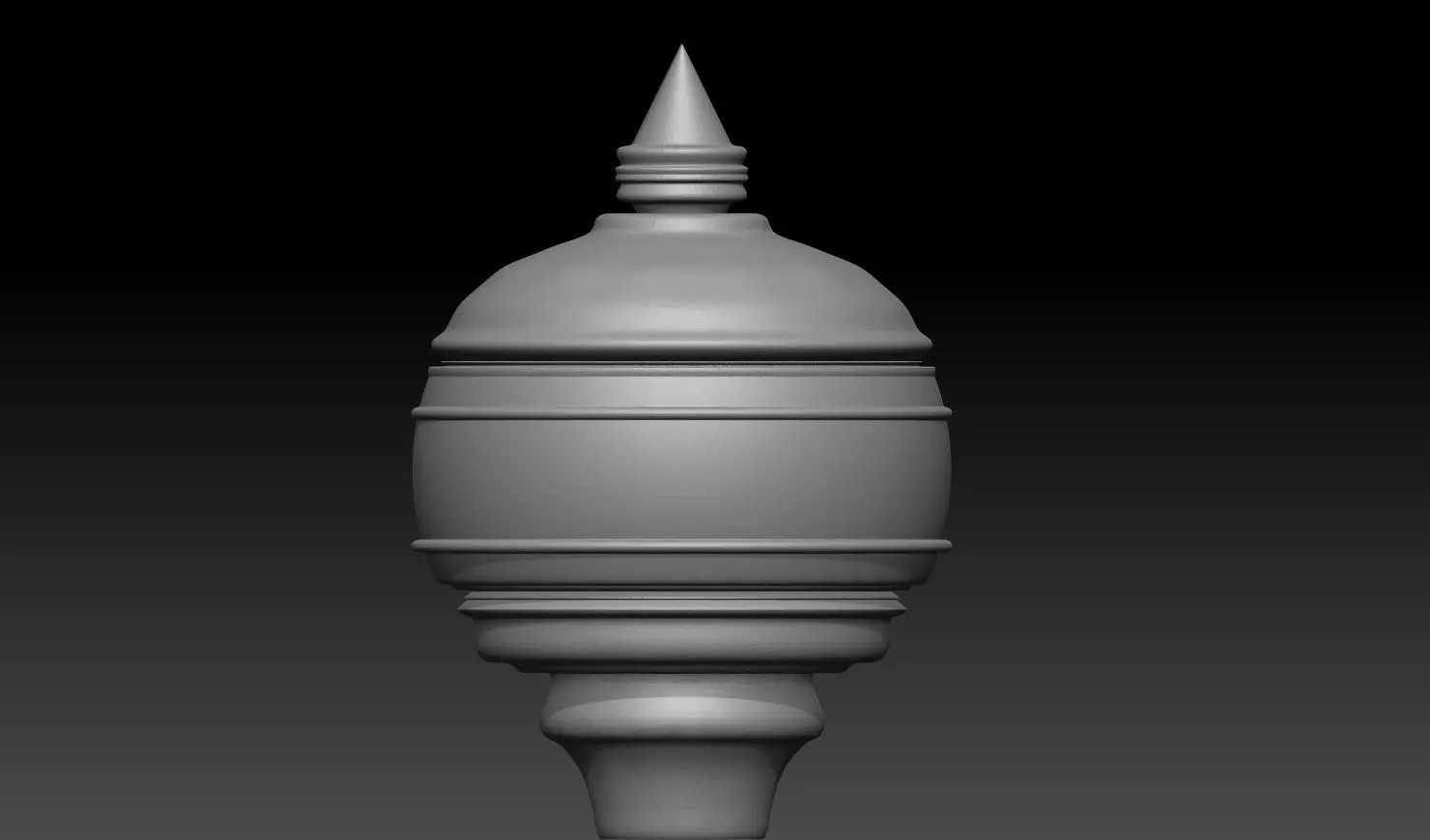 Gada Pedant - Updated Version 3D print model_4