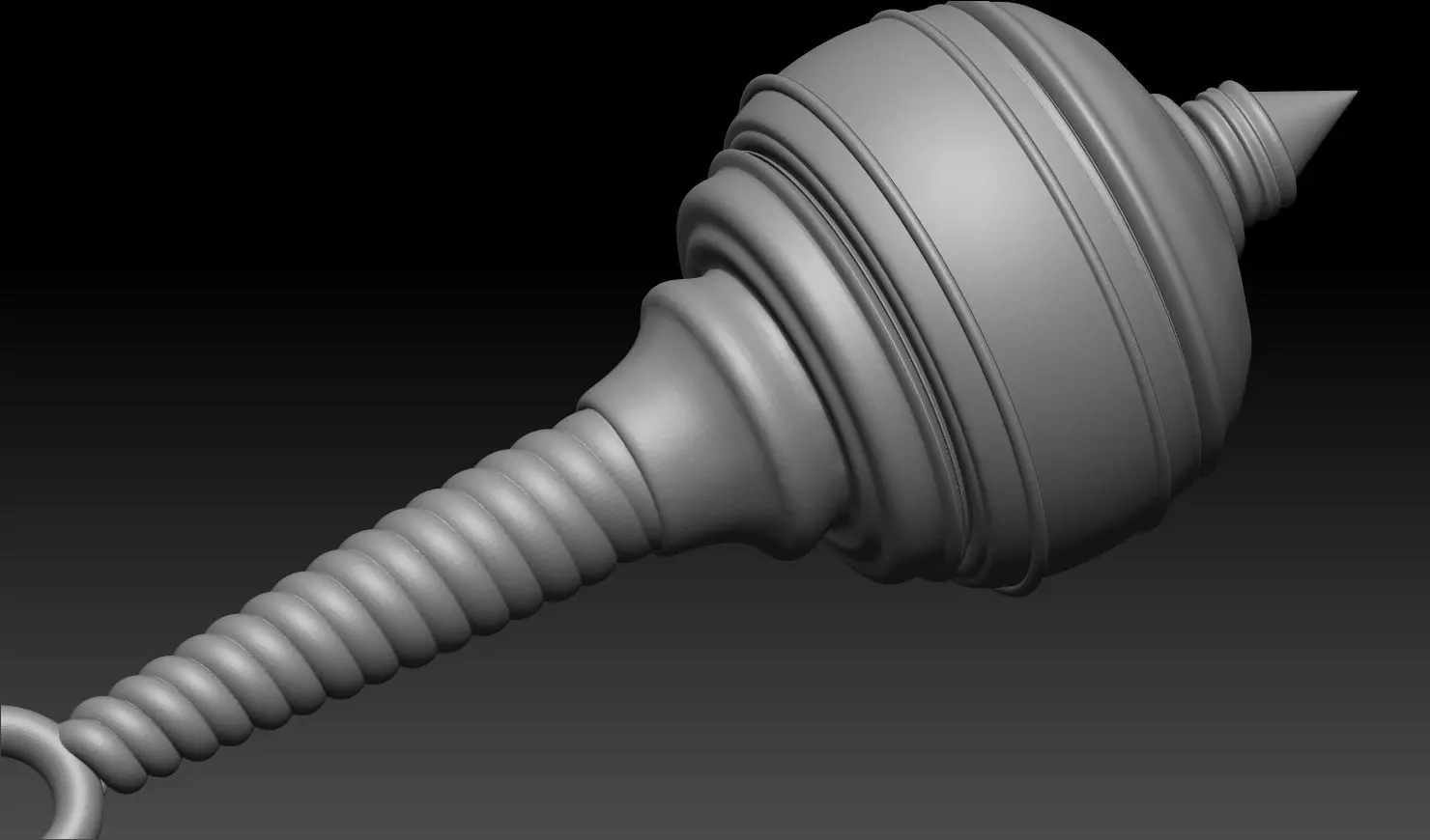 Gada Pedant - Updated Version 3D print model_2