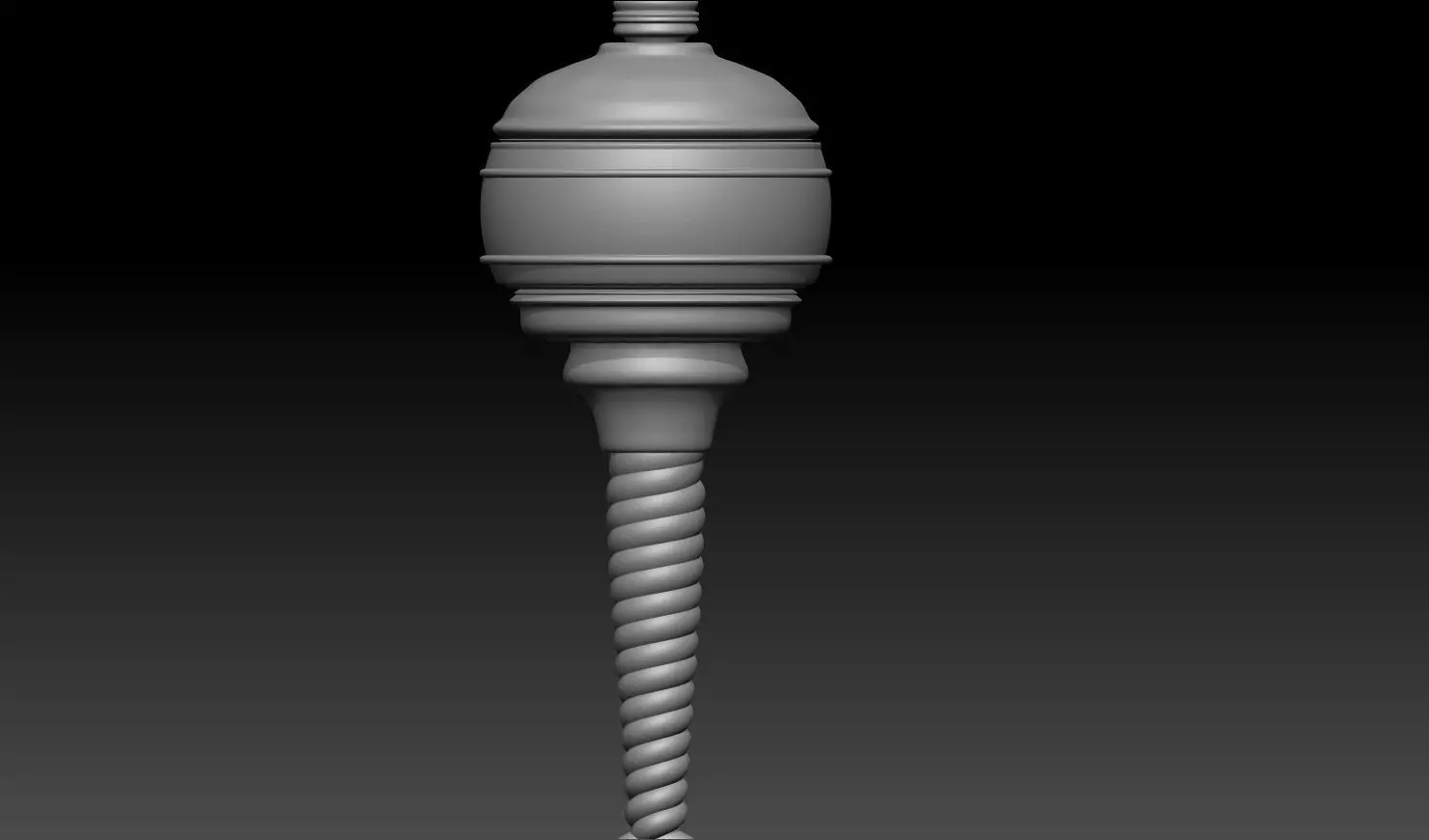 Gada Pedant - Updated Version 3D print model_3