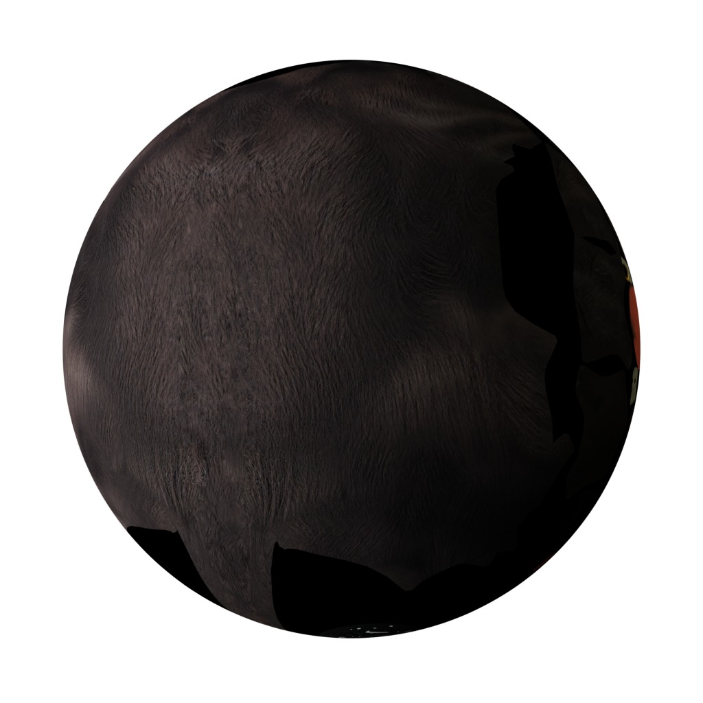 Halloween Black Cat Low-poly 3D model_34