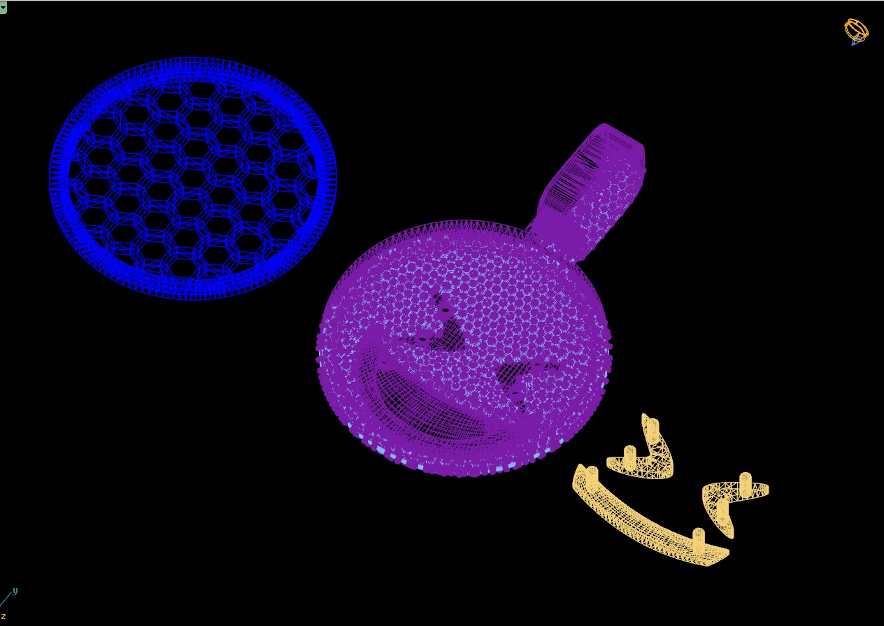 Custom Grinning Squinting Face Emoji Pendant - Emoji Pendnat 3D print model_18