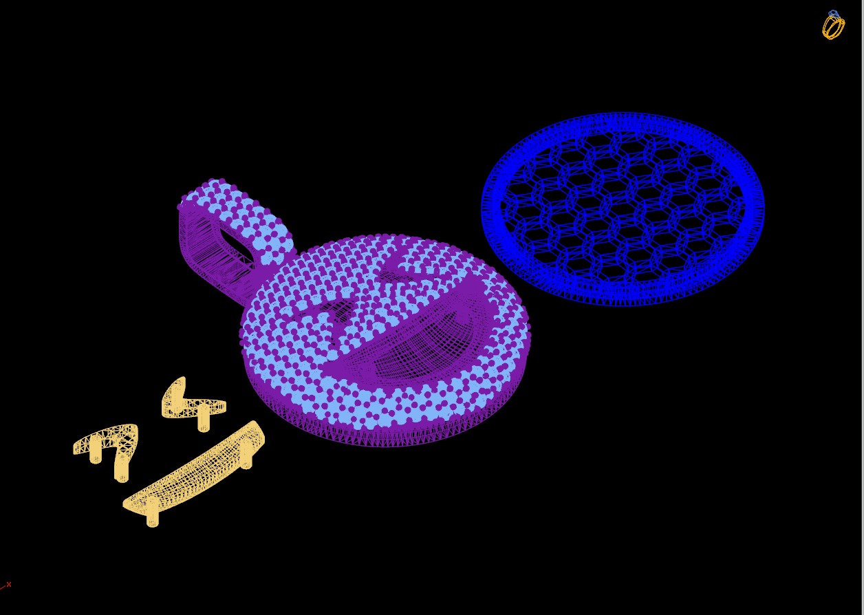 Custom Grinning Squinting Face Emoji Pendant - Emoji Pendnat 3D print model_16