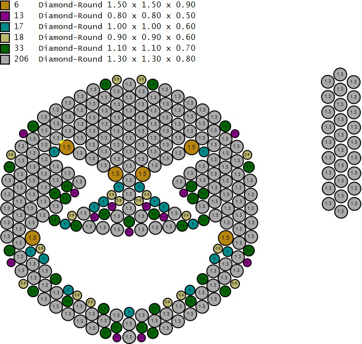 Custom Grinning Squinting Face Emoji Pendant - Emoji Pendnat 3D print model_21