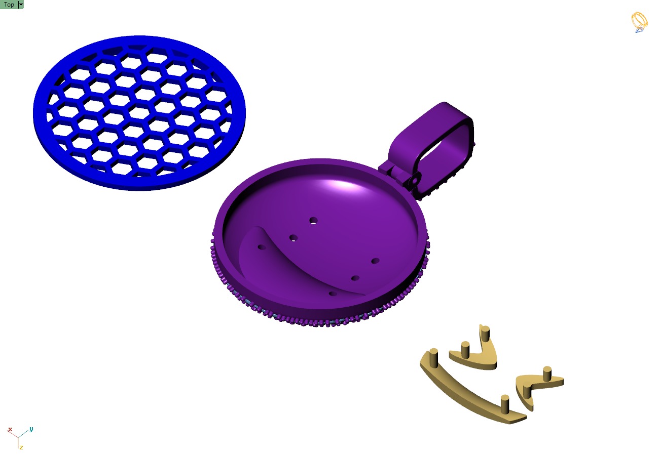 Custom Grinning Squinting Face Emoji Pendant - Emoji Pendnat 3D print model_12