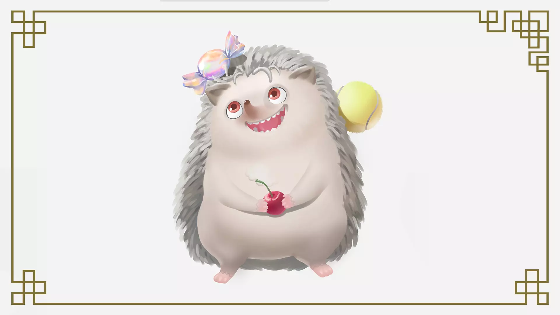 Cartoon Hedgehog 3D model_0