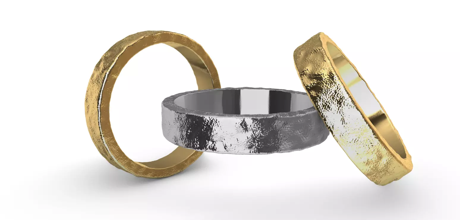 TEXTURED RING 3D print model