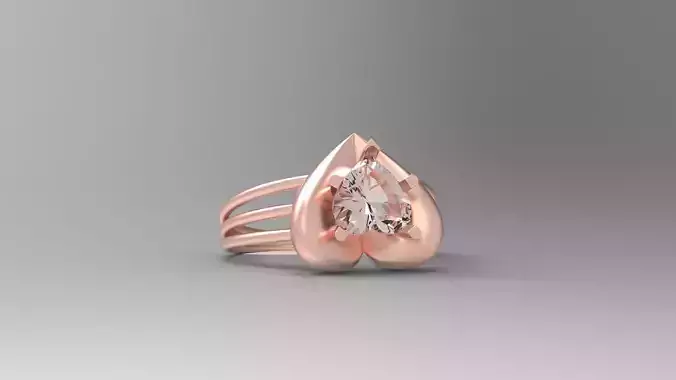 heart shaped ring