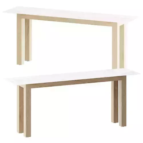 Jessa Console Table 3D model