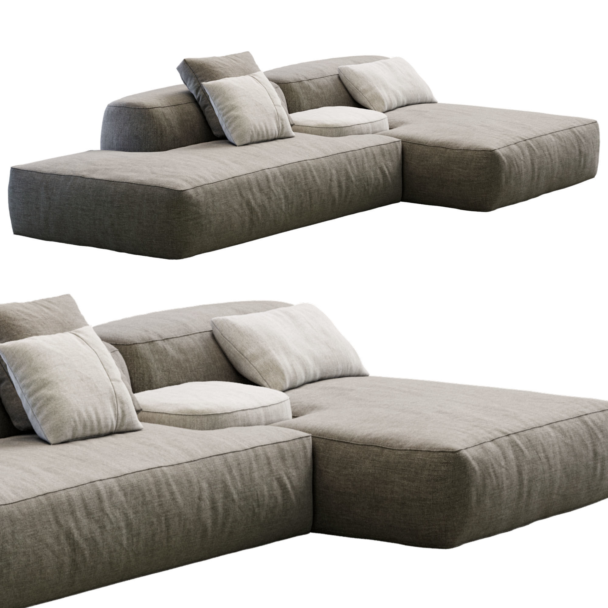 Cloud Sofa By Lema 3D model_6