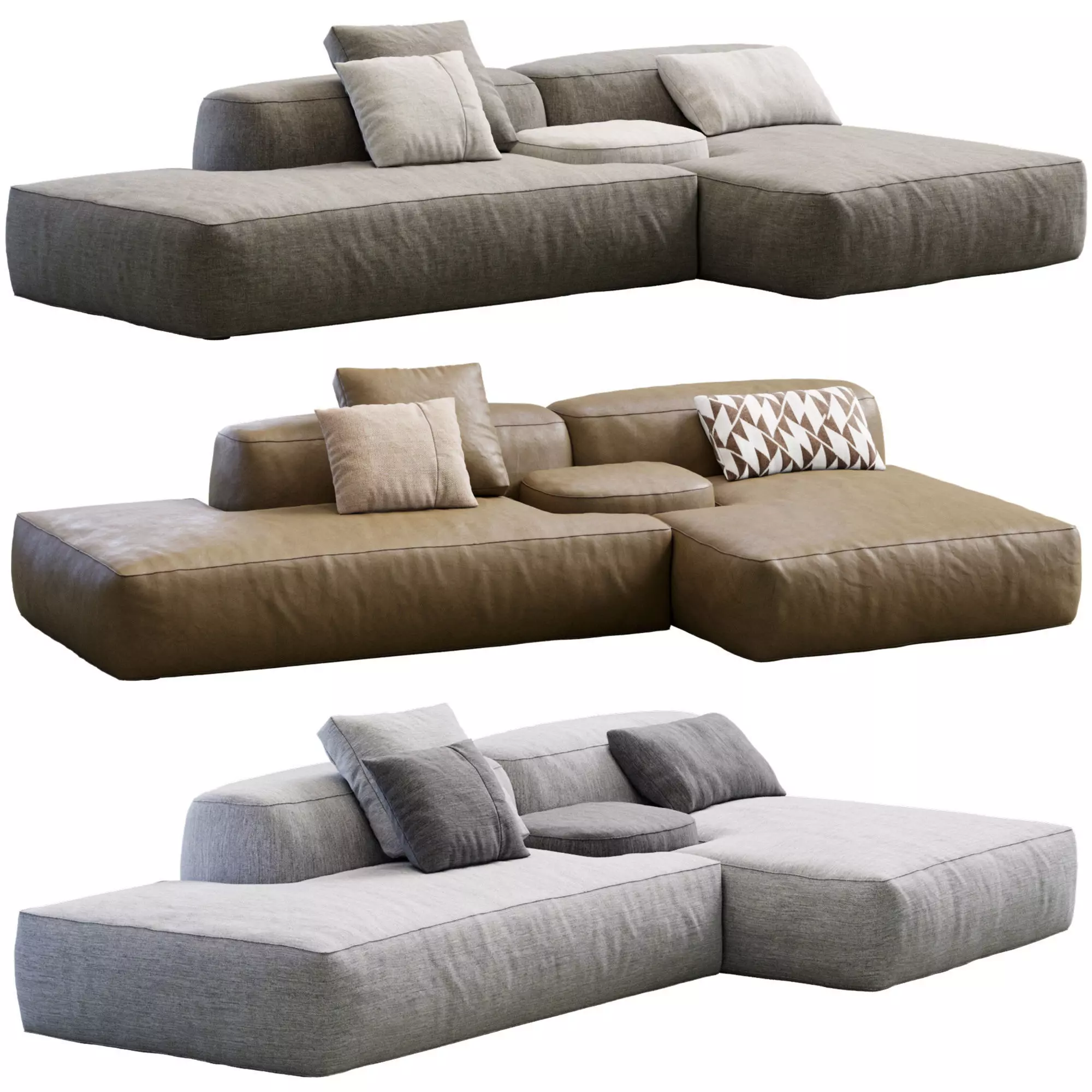 Cloud Sofa By Lema 3D model_0