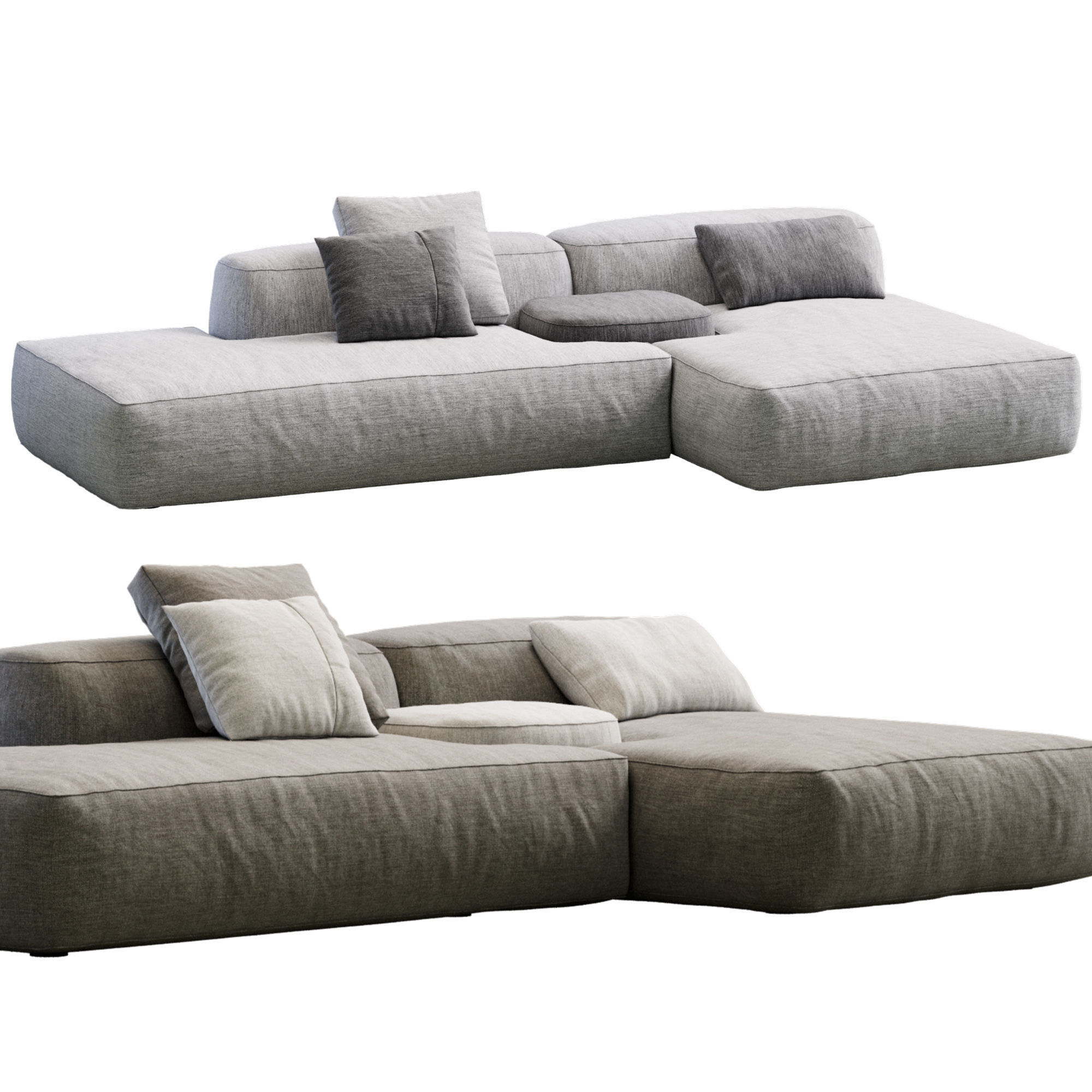 Cloud Sofa By Lema 3D model_3