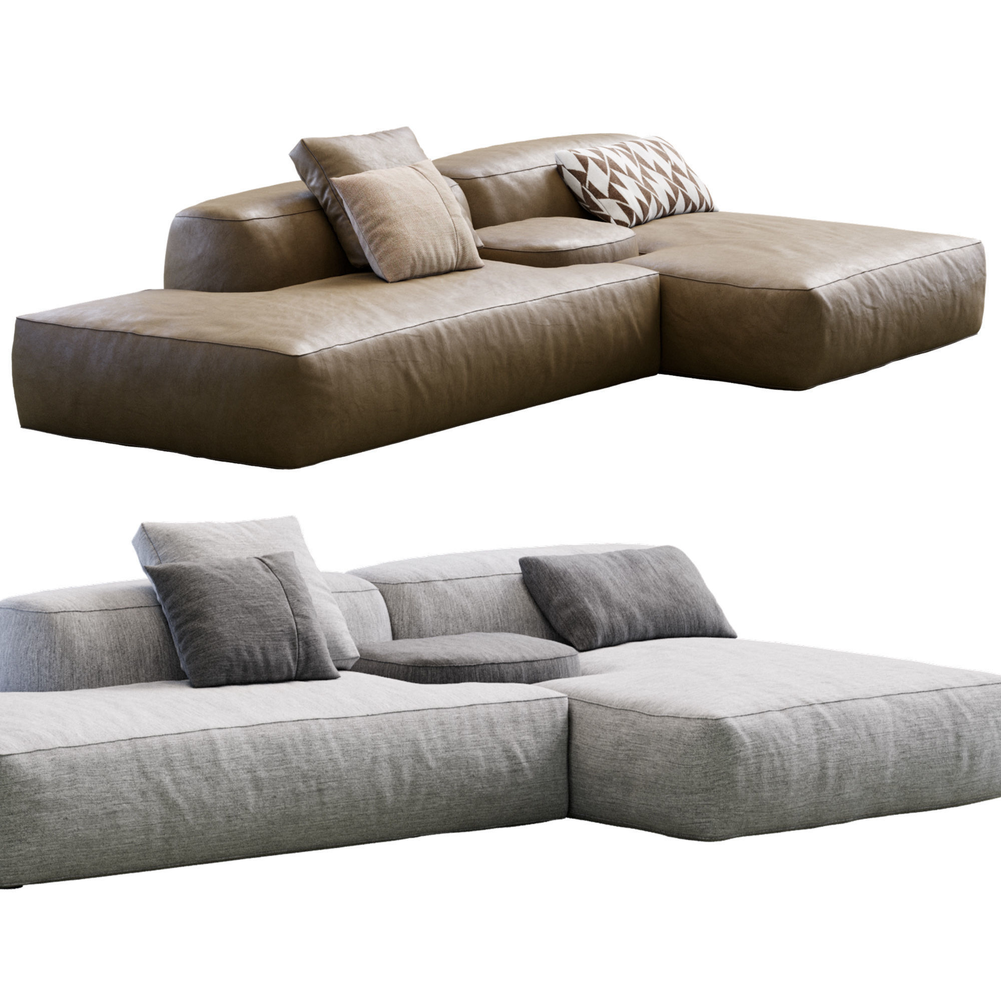 Cloud Sofa By Lema 3D model_4