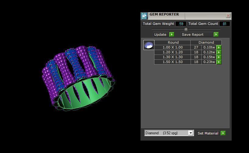 Rings 3D print model_3