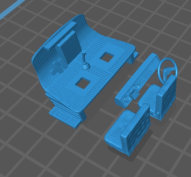 SCANIA 110 plus munck board trailer 3D print model_5