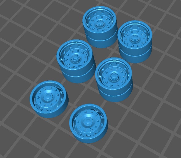 SCANIA 110 plus munck board trailer 3D print model_11