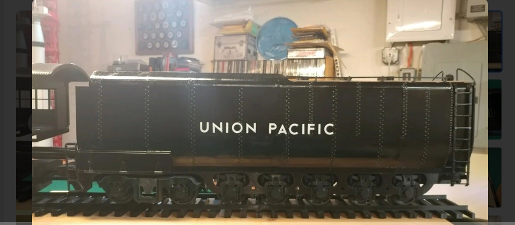 1-15th scale union pacific 4012 tender 3D print model_1