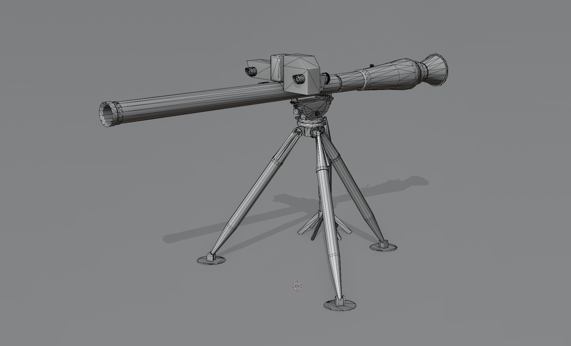 Breda Folgore 80 ATGM Italy  Low-poly 3D model_6