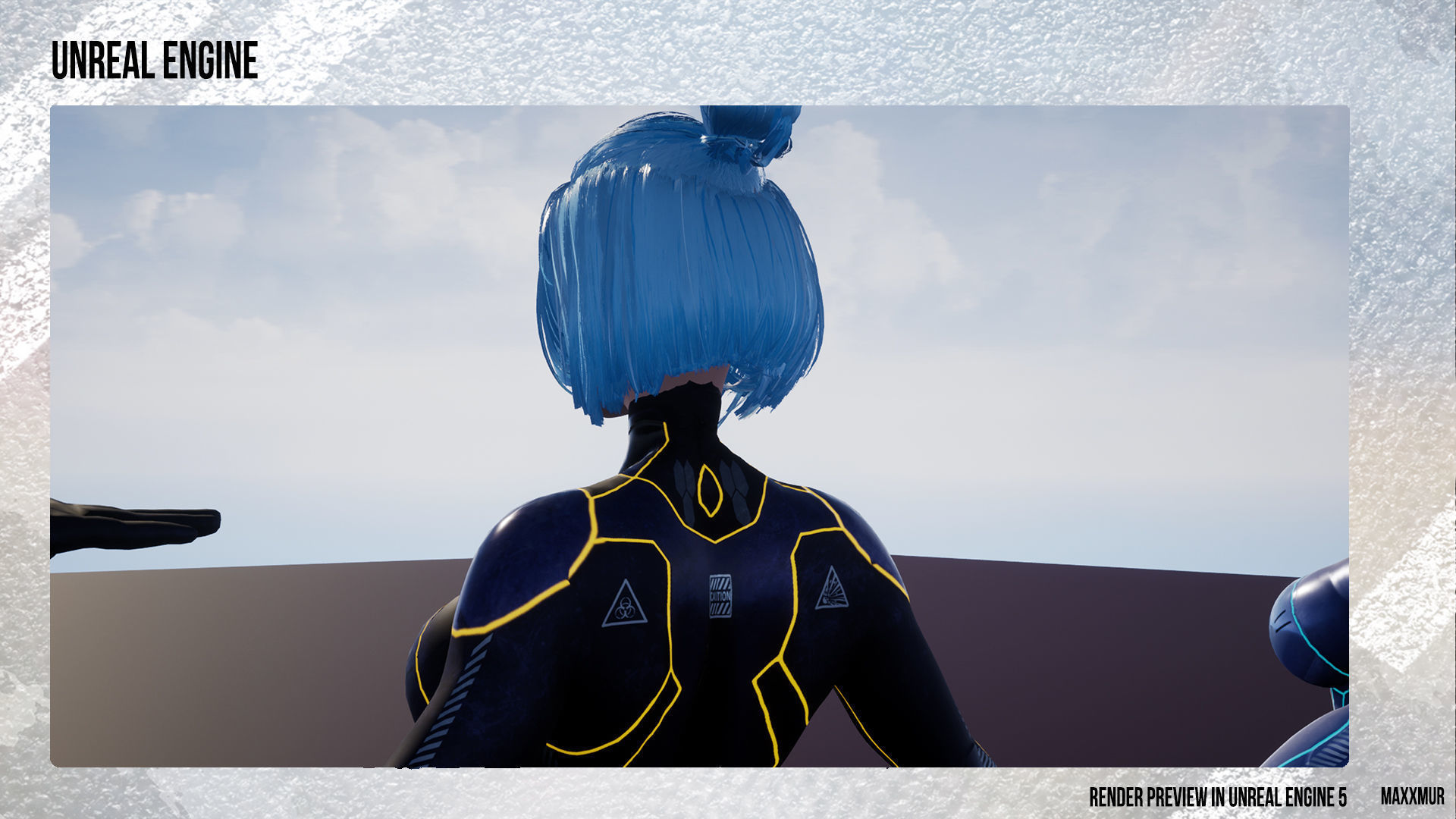 Gameready womans characters SweetBun Super Bun mini pack Low-poly 3D model_20