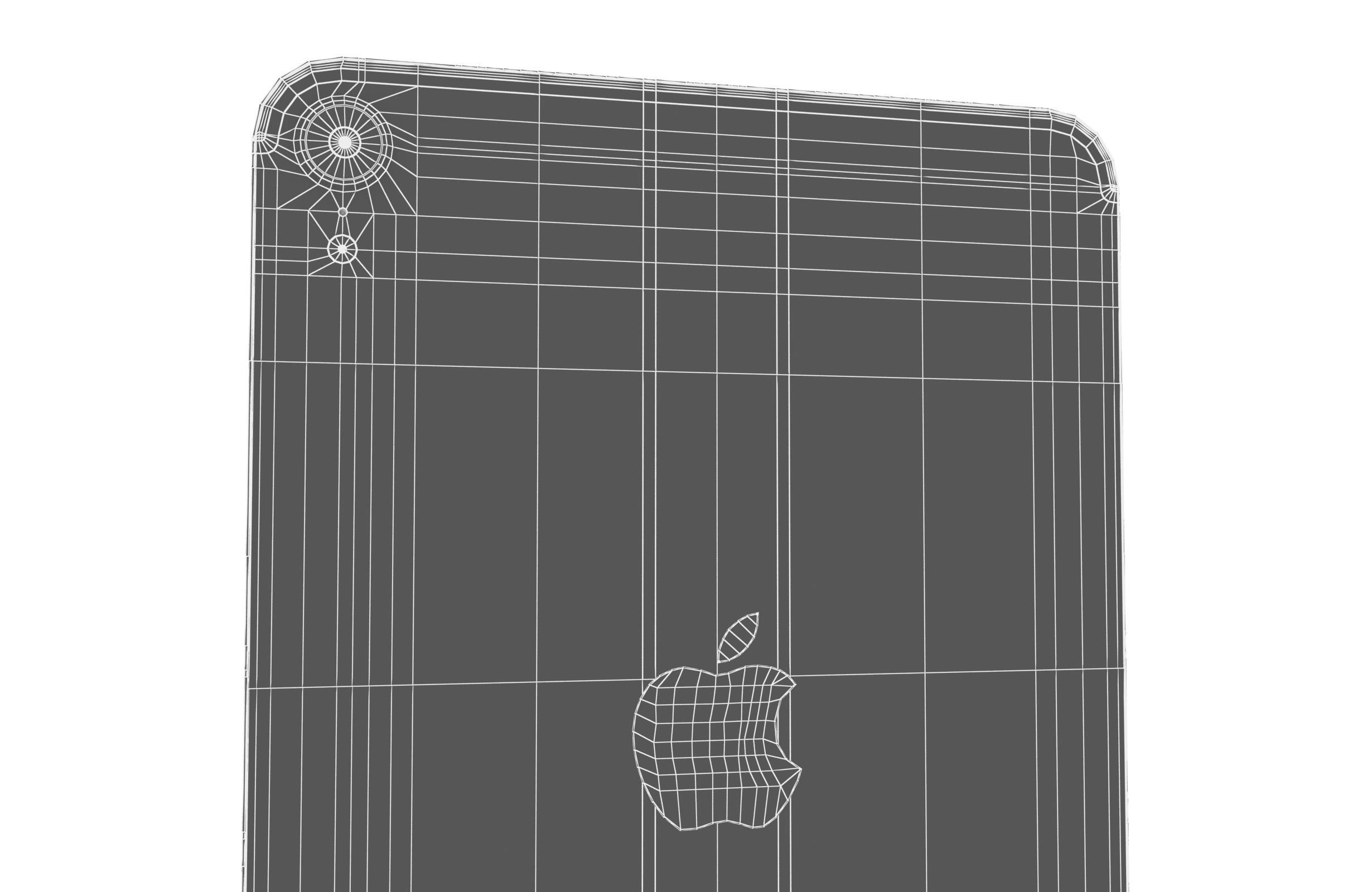 Apple iPad Mini 2024 Blue 3D model_20