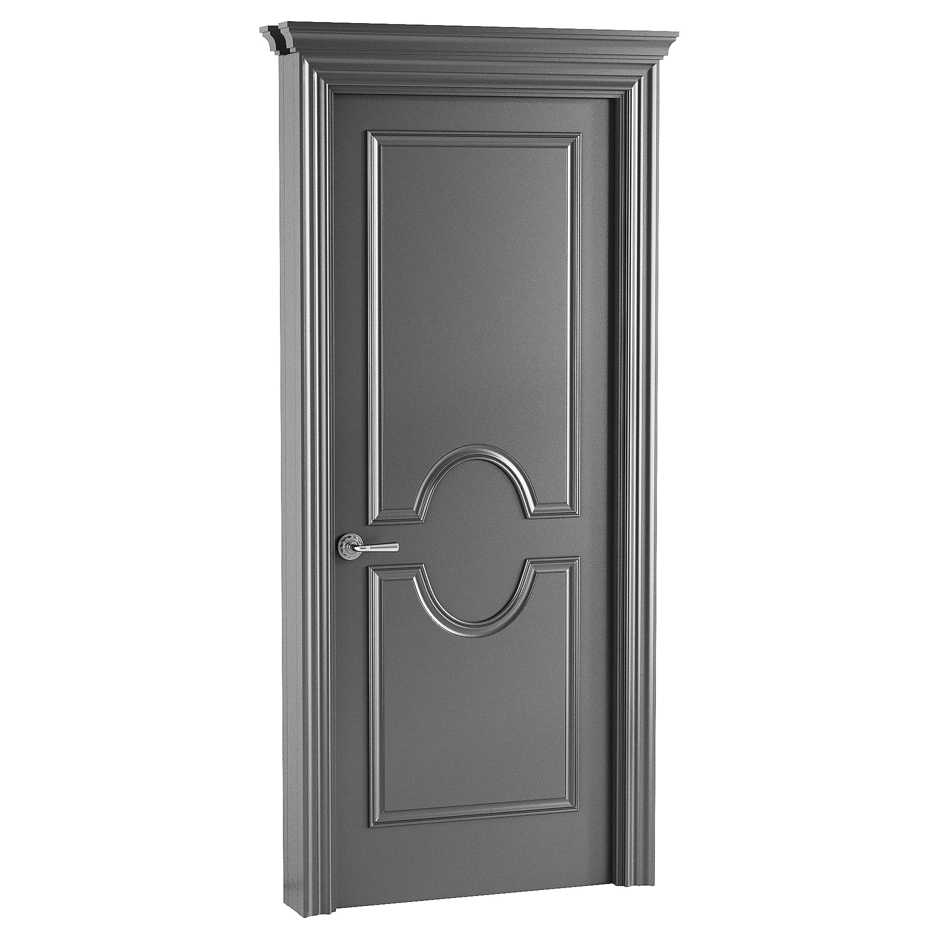 Modern entrance door 24 3D model_9