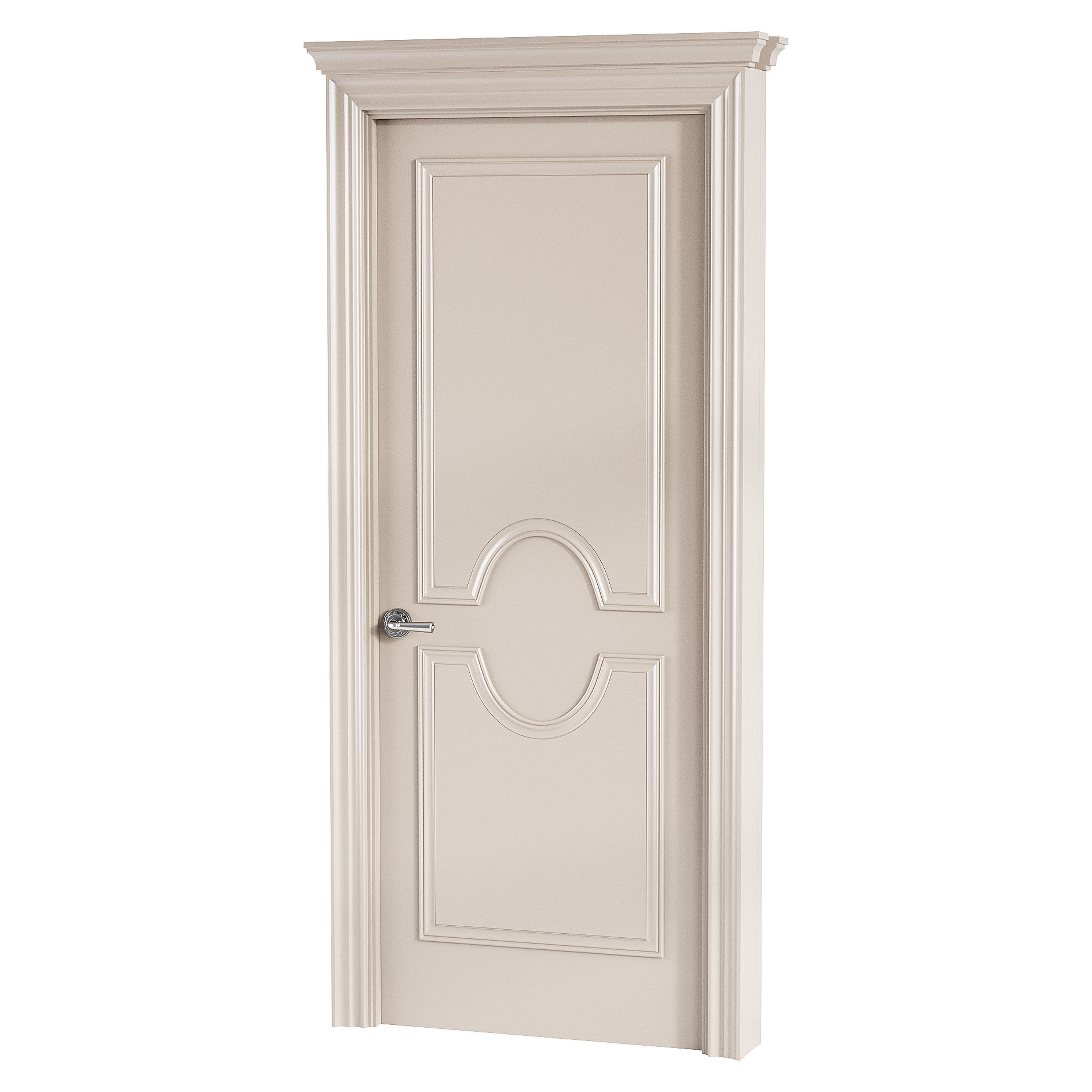 Modern entrance door 24 3D model_7