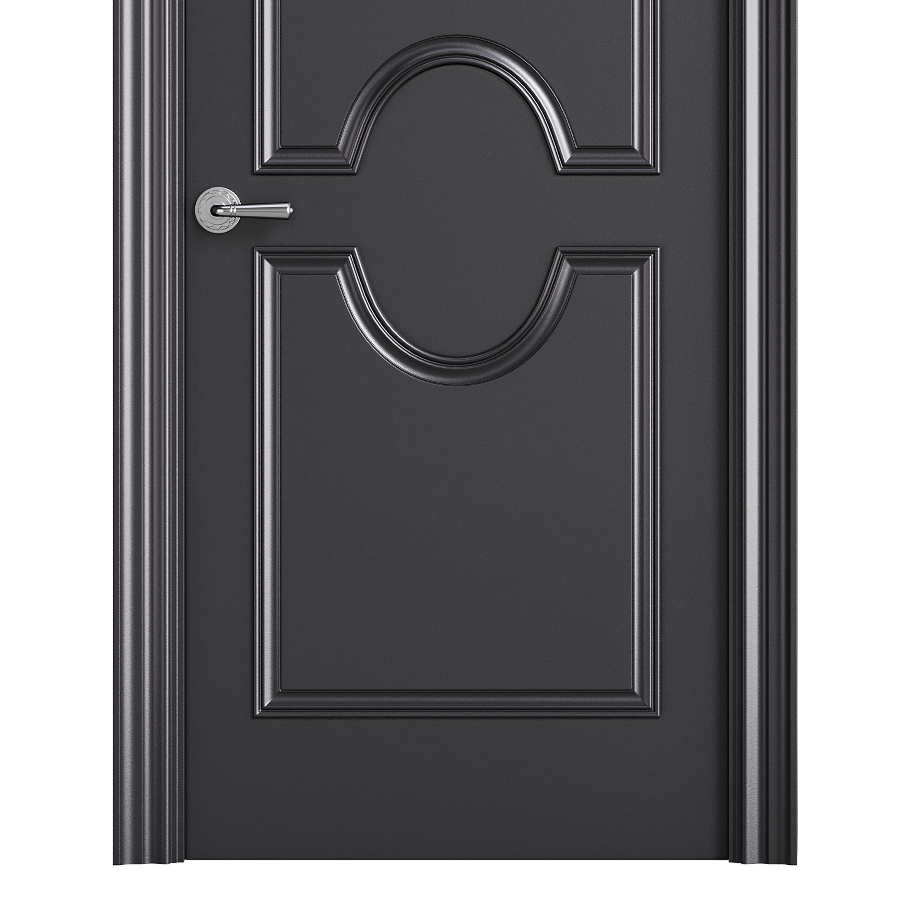 Modern entrance door 24 3D model_12