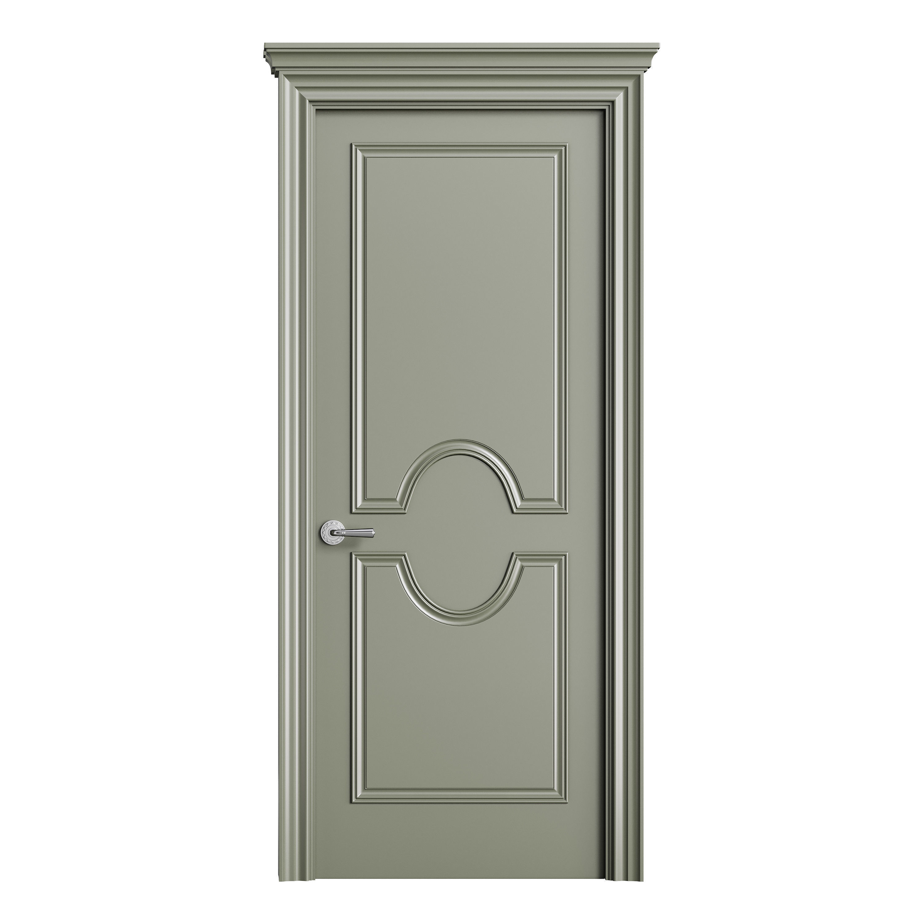 Modern entrance door 24 3D model_1