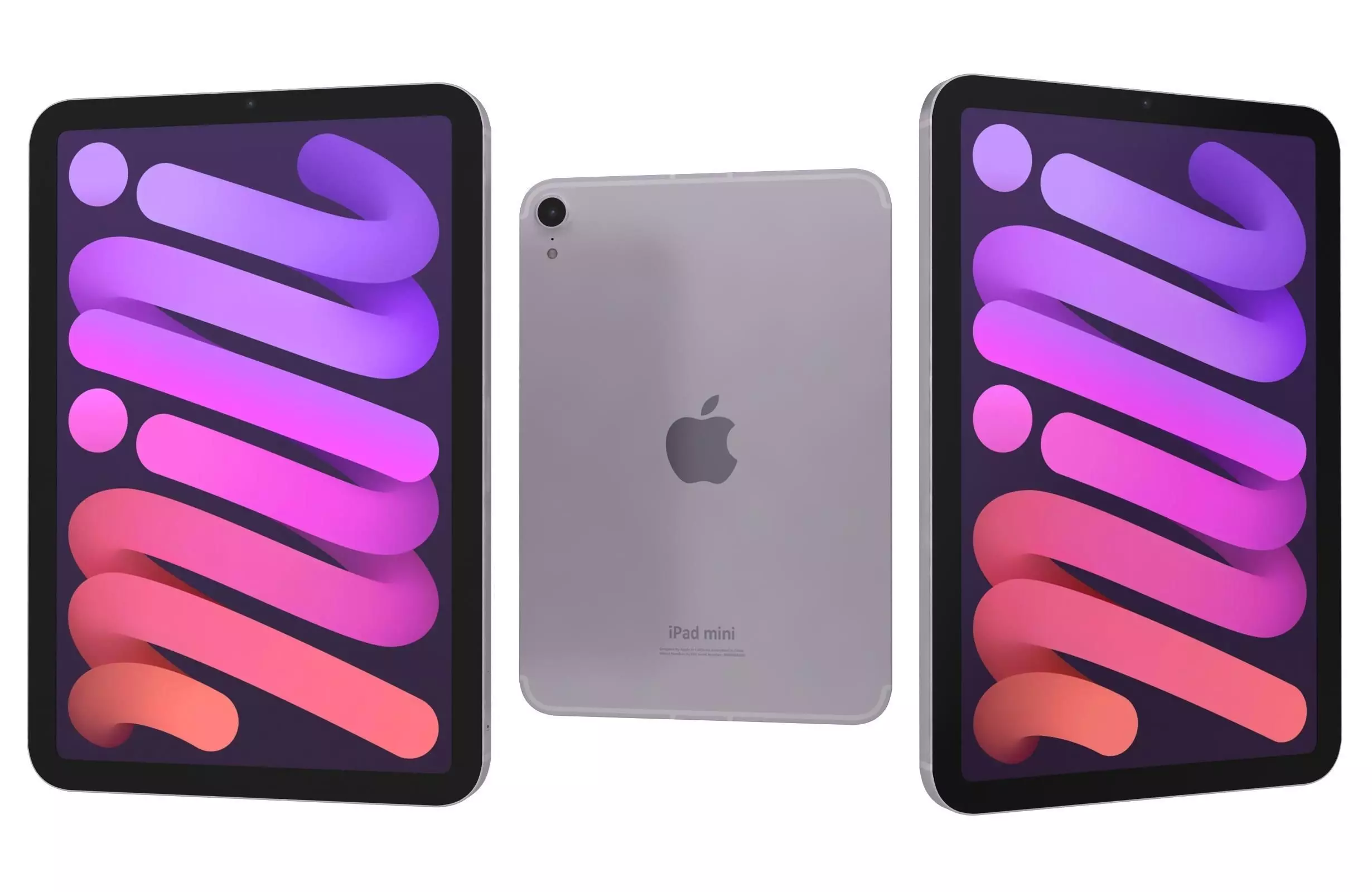 Apple iPad Mini 2024 Purple 3D model_0