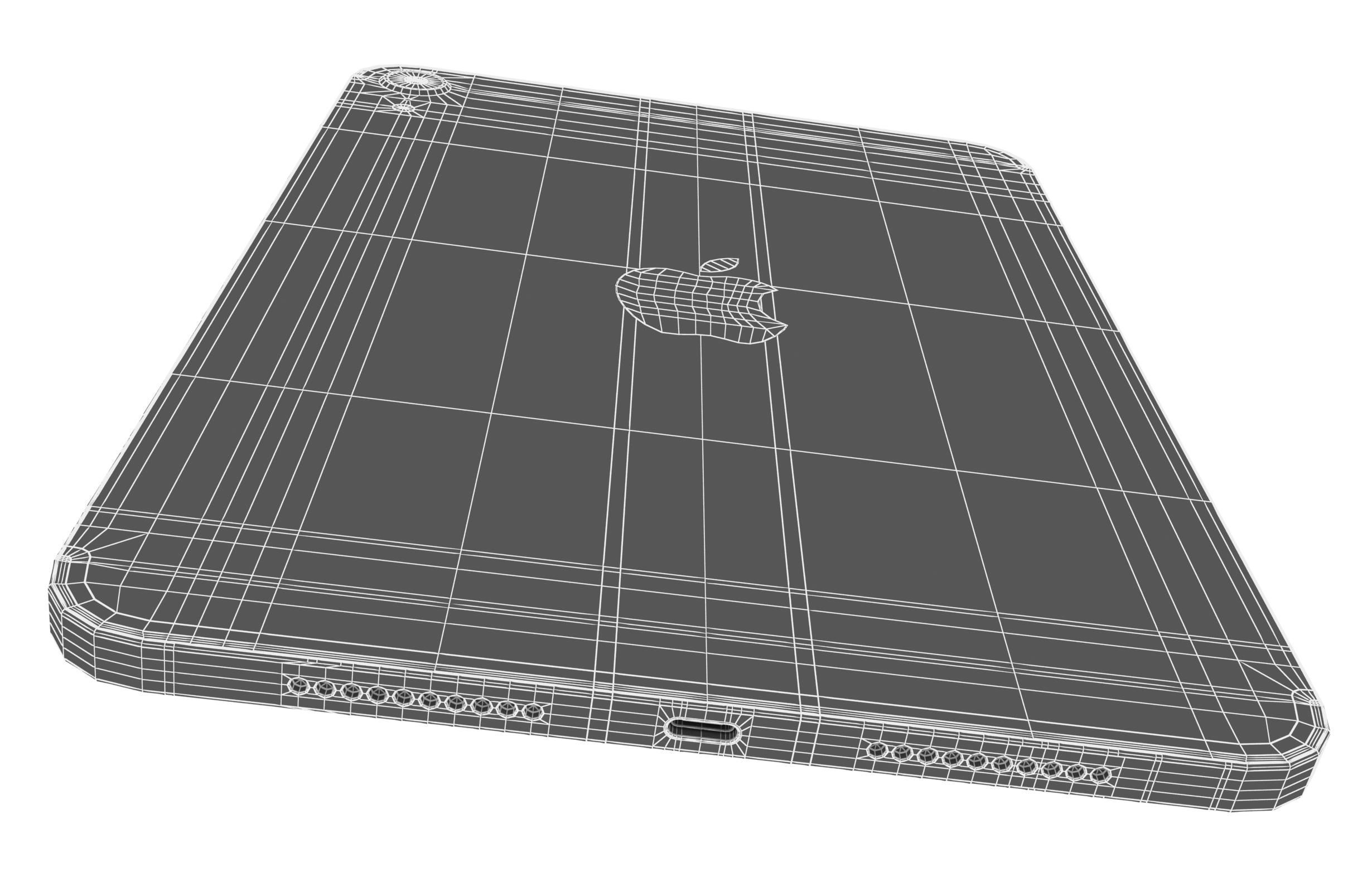 Apple iPad Mini 2024 Purple 3D model_21