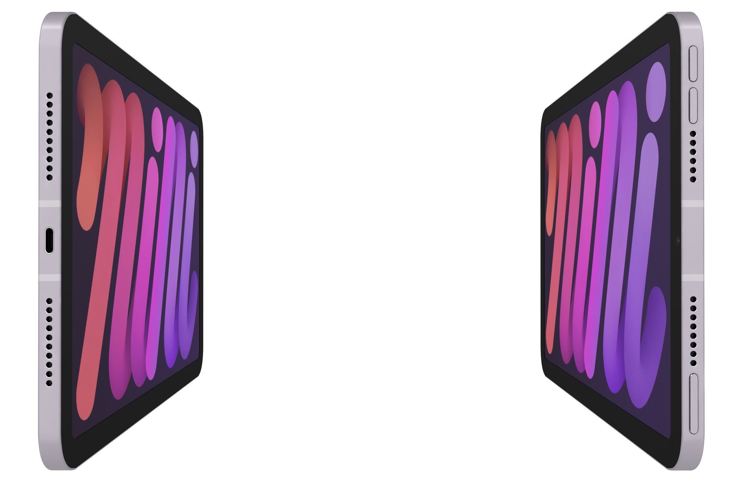 Apple iPad Mini 2024 Purple 3D model_8