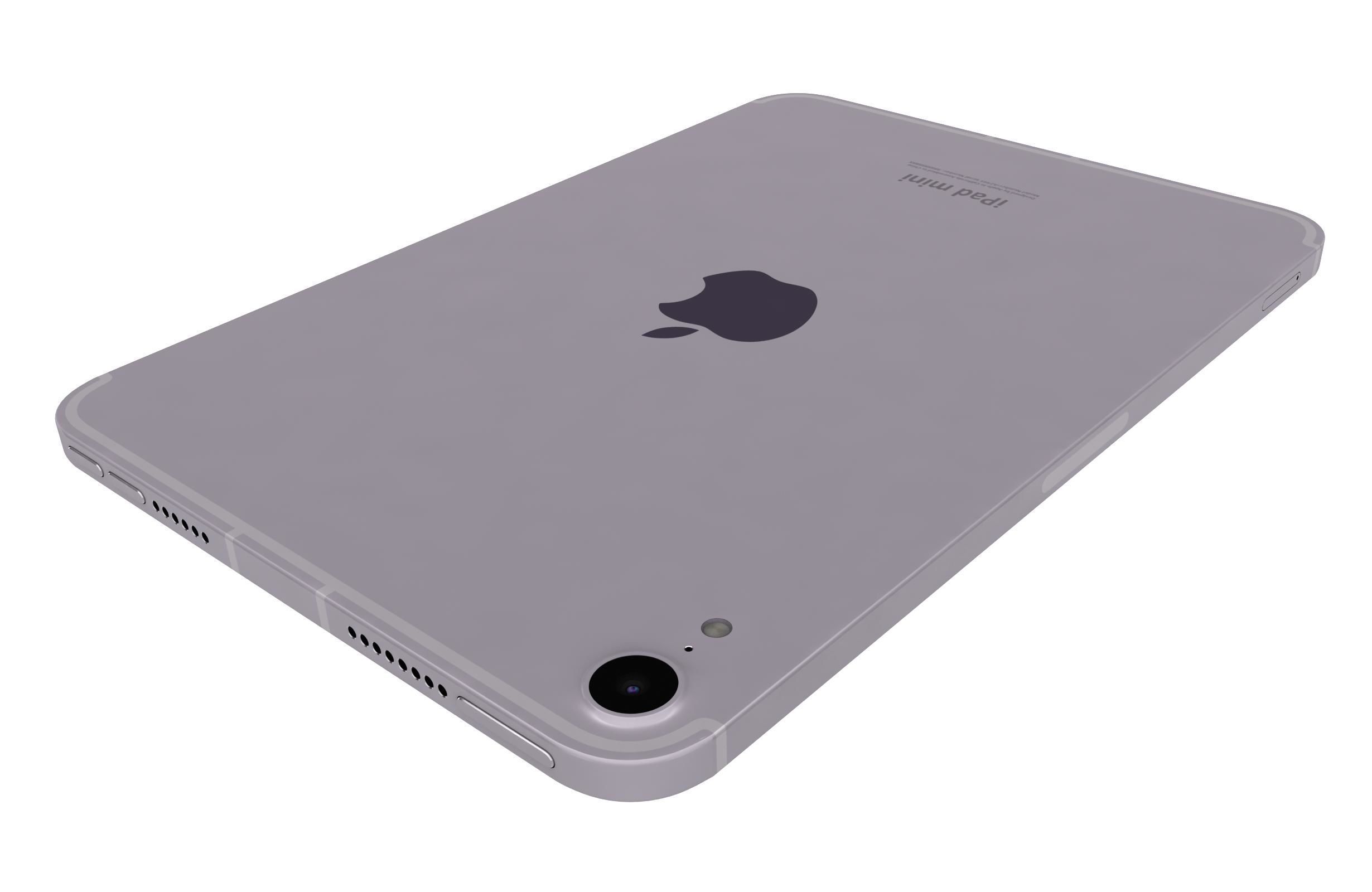 Apple iPad Mini 2024 Purple 3D model_15