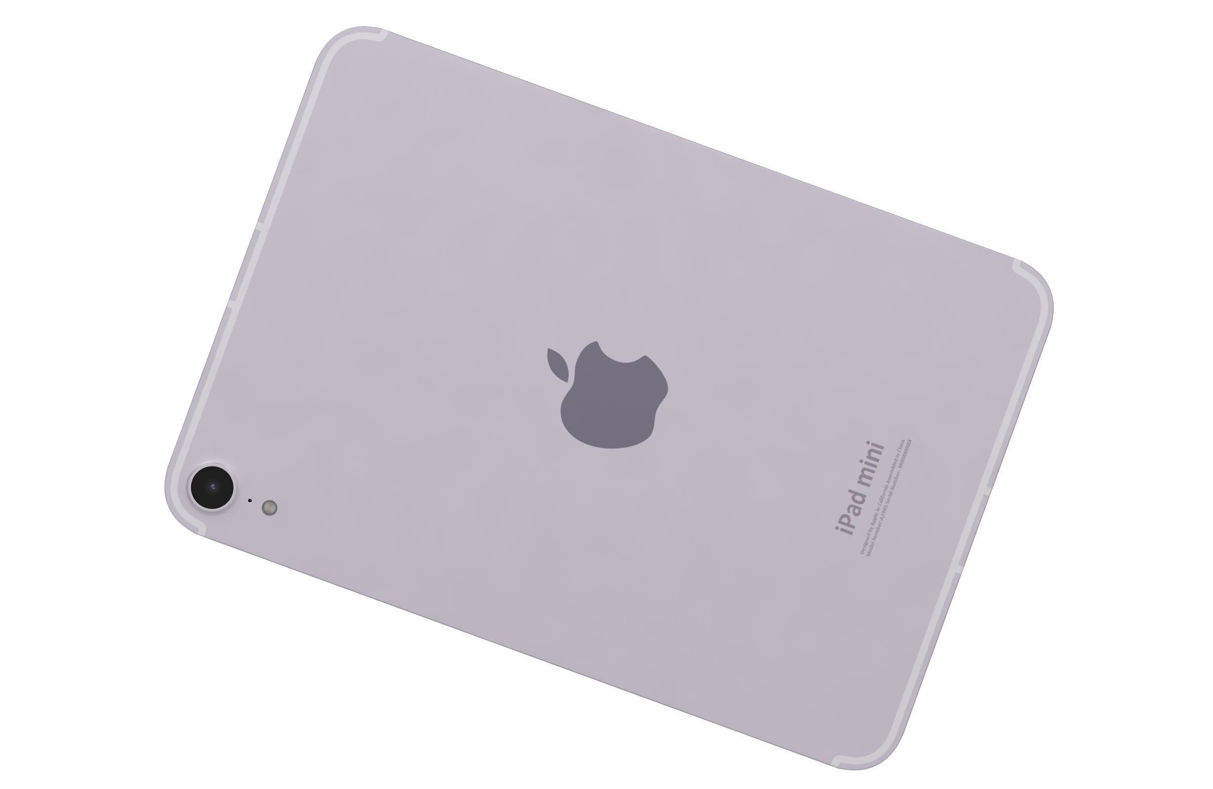 Apple iPad Mini 2024 Purple 3D model_11