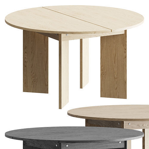 Kotai Round Dining Table 3D model