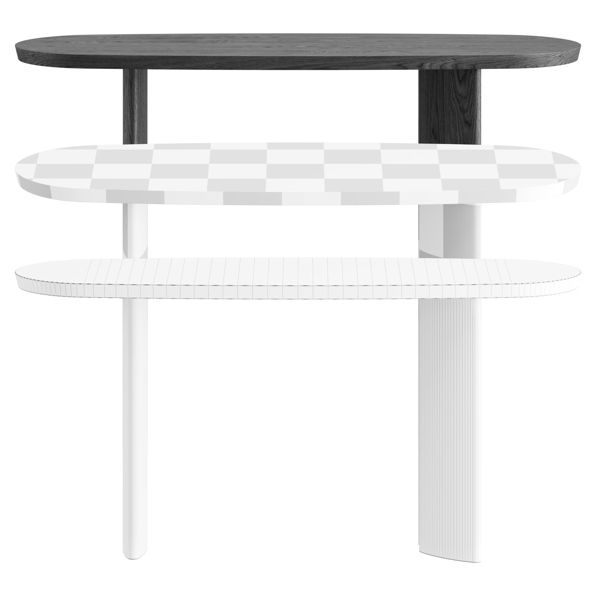 Lindner Veneer Coffee Table 3D model_1