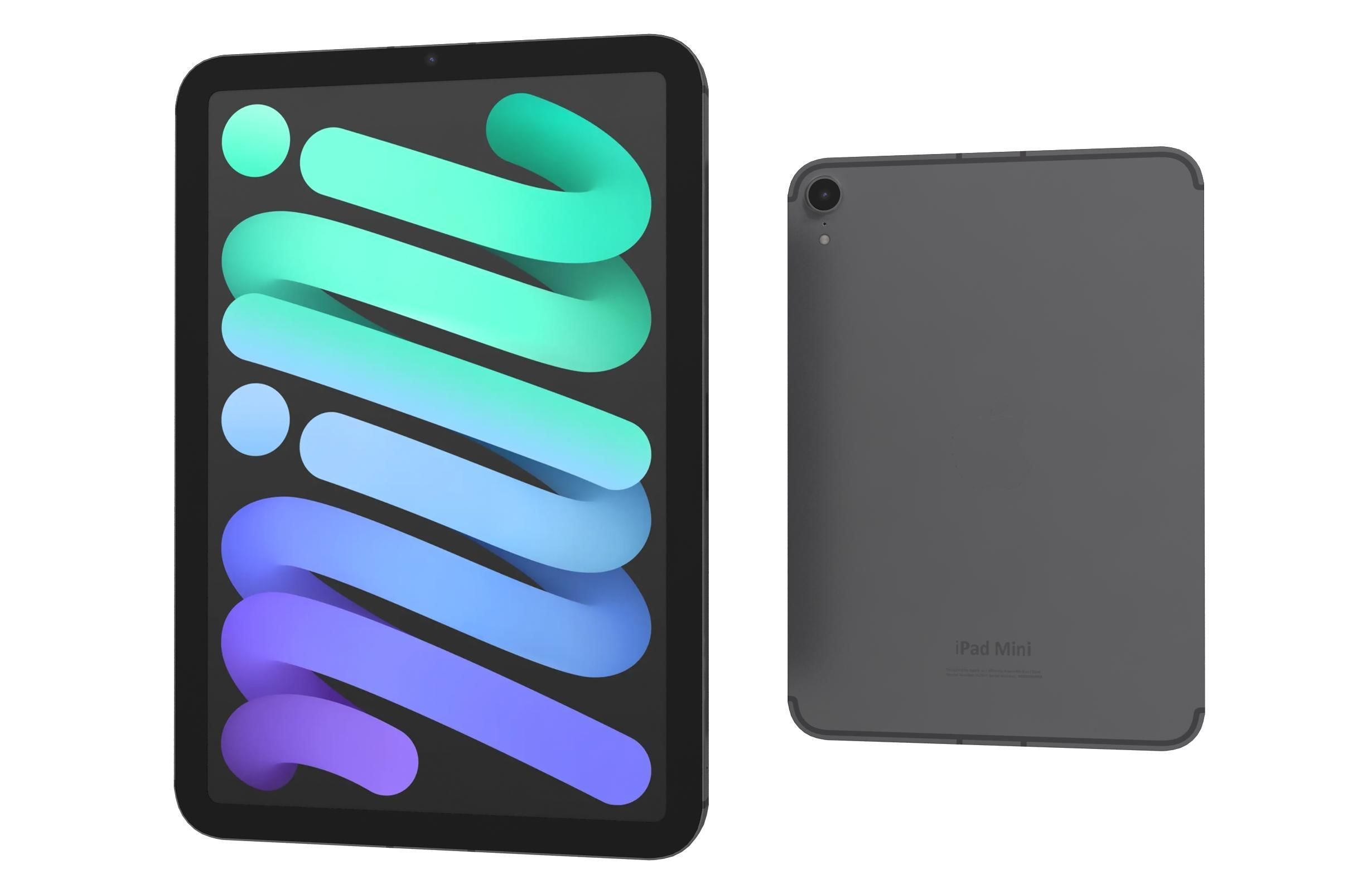 Apple iPad Mini 2024 All Colors 3D model_17