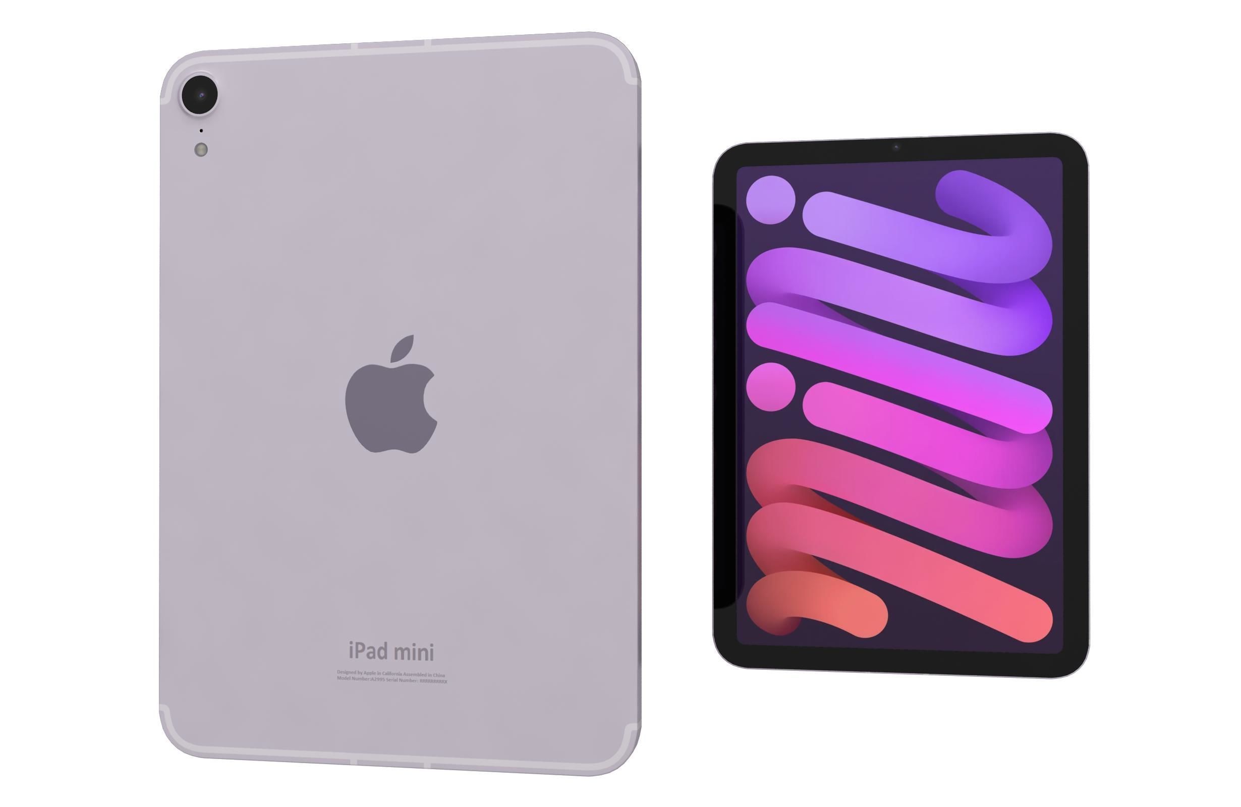 Apple iPad Mini 2024 All Colors 3D model_28