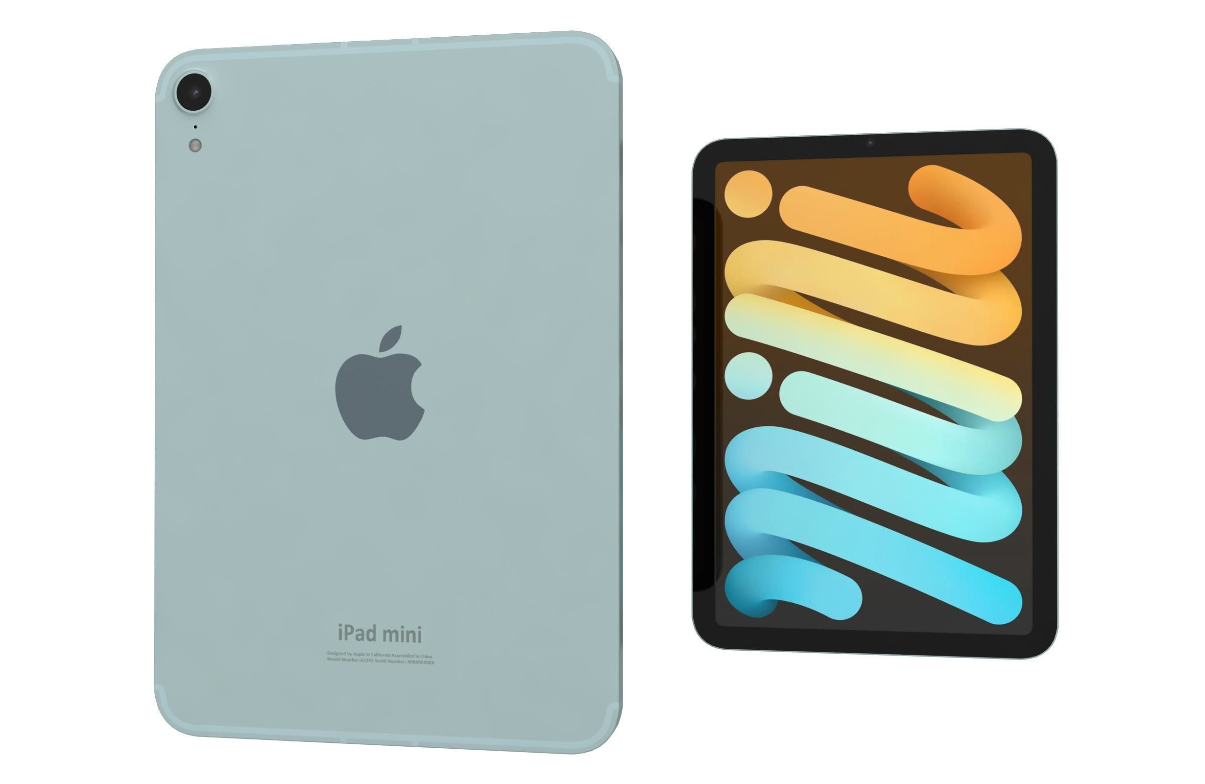 Apple iPad Mini 2024 All Colors 3D model_38