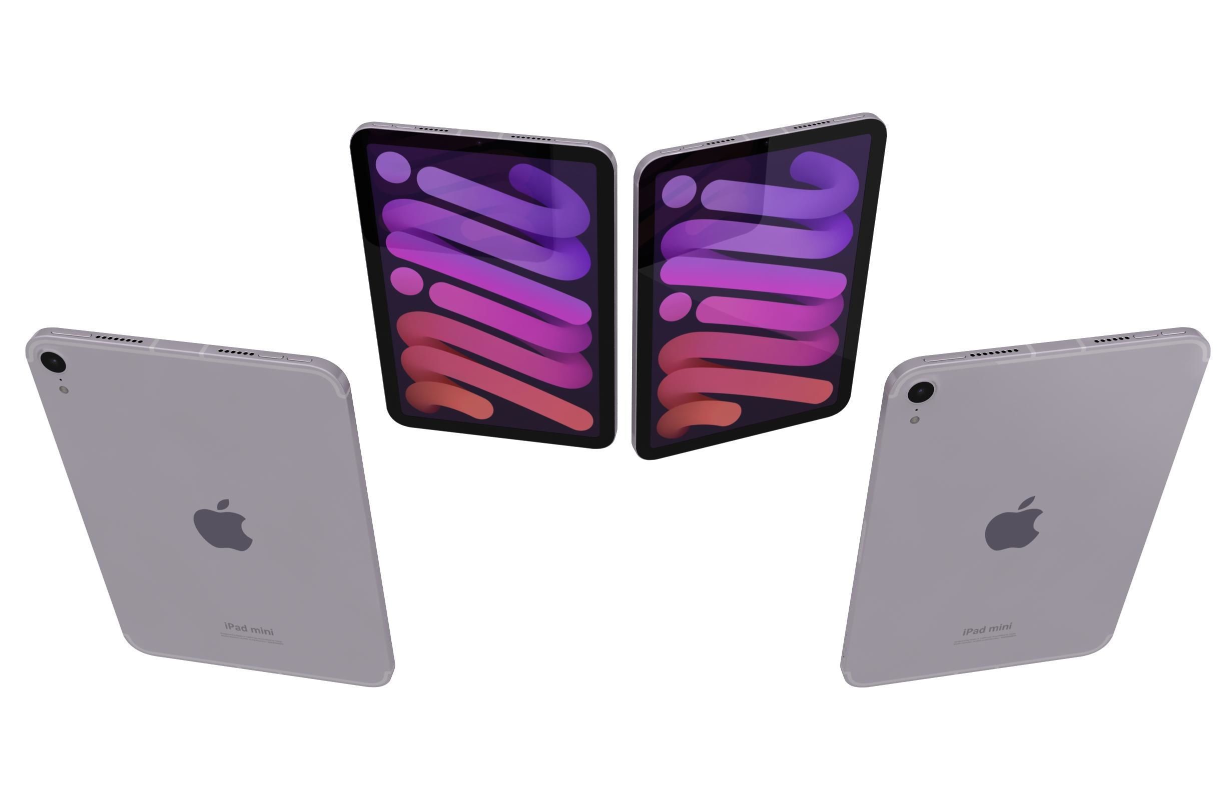Apple iPad Mini 2024 All Colors 3D model_25