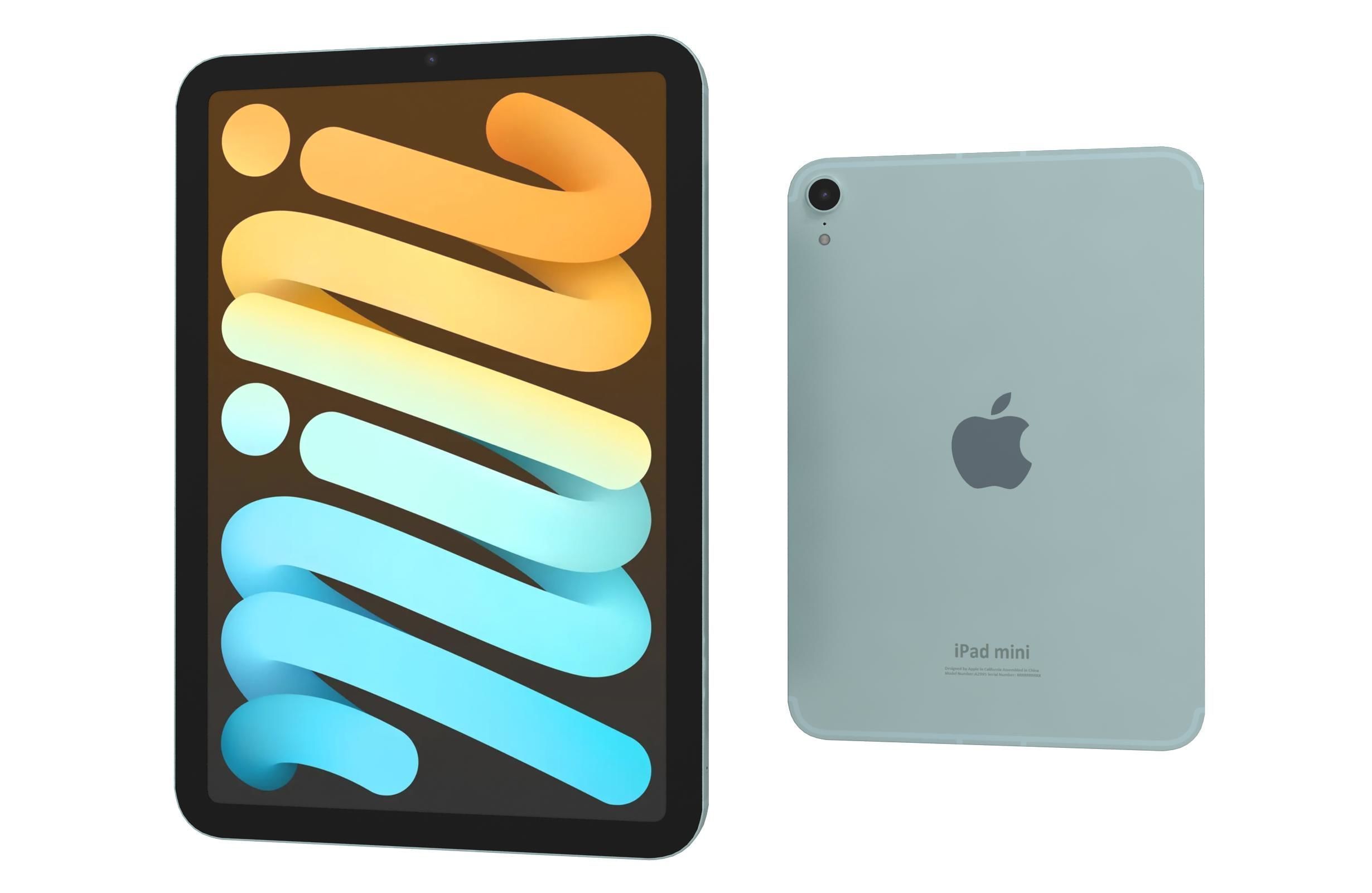 Apple iPad Mini 2024 All Colors 3D model_37